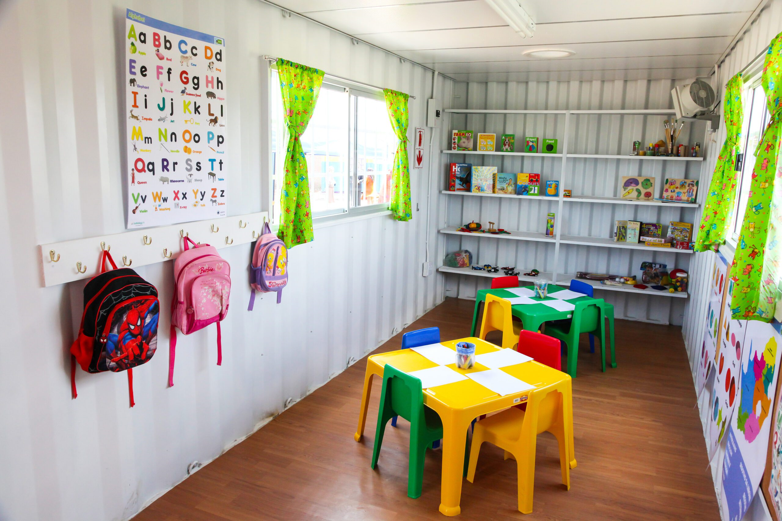 shipping container classroom